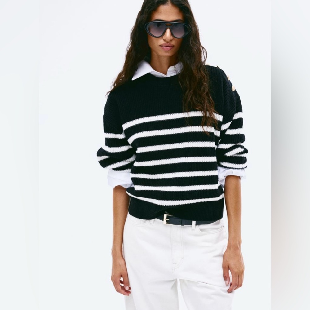 Button detail sweater- womens size small